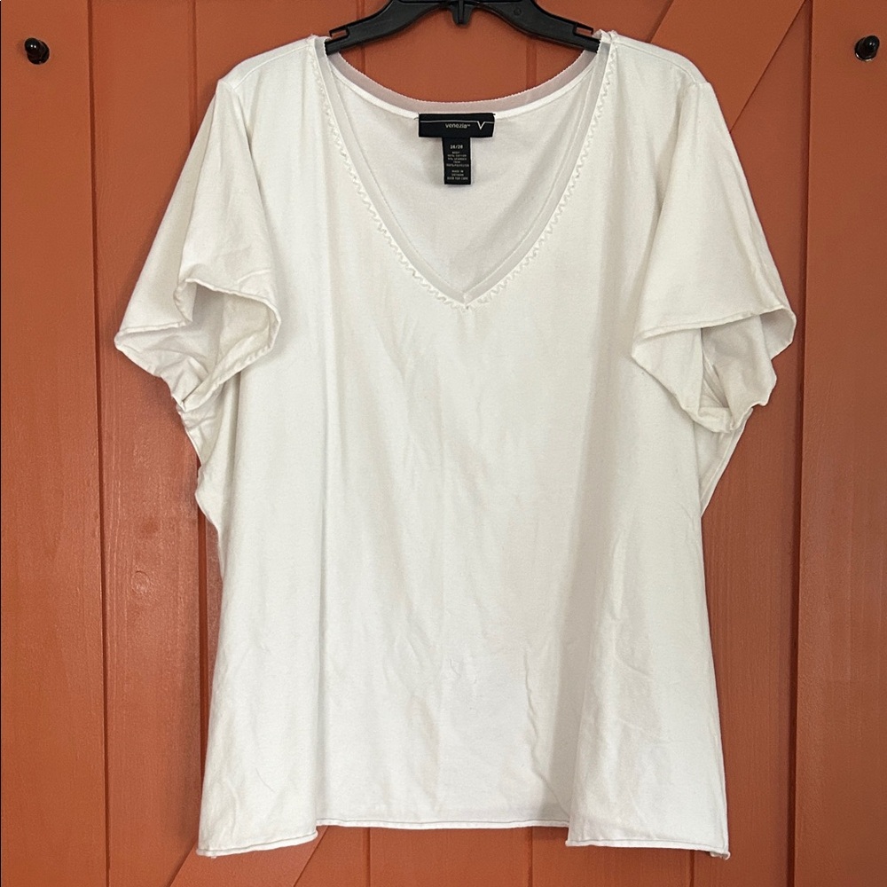 Venezia Classic White Short Sleeve Tee